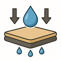 Wasserdurchlässig