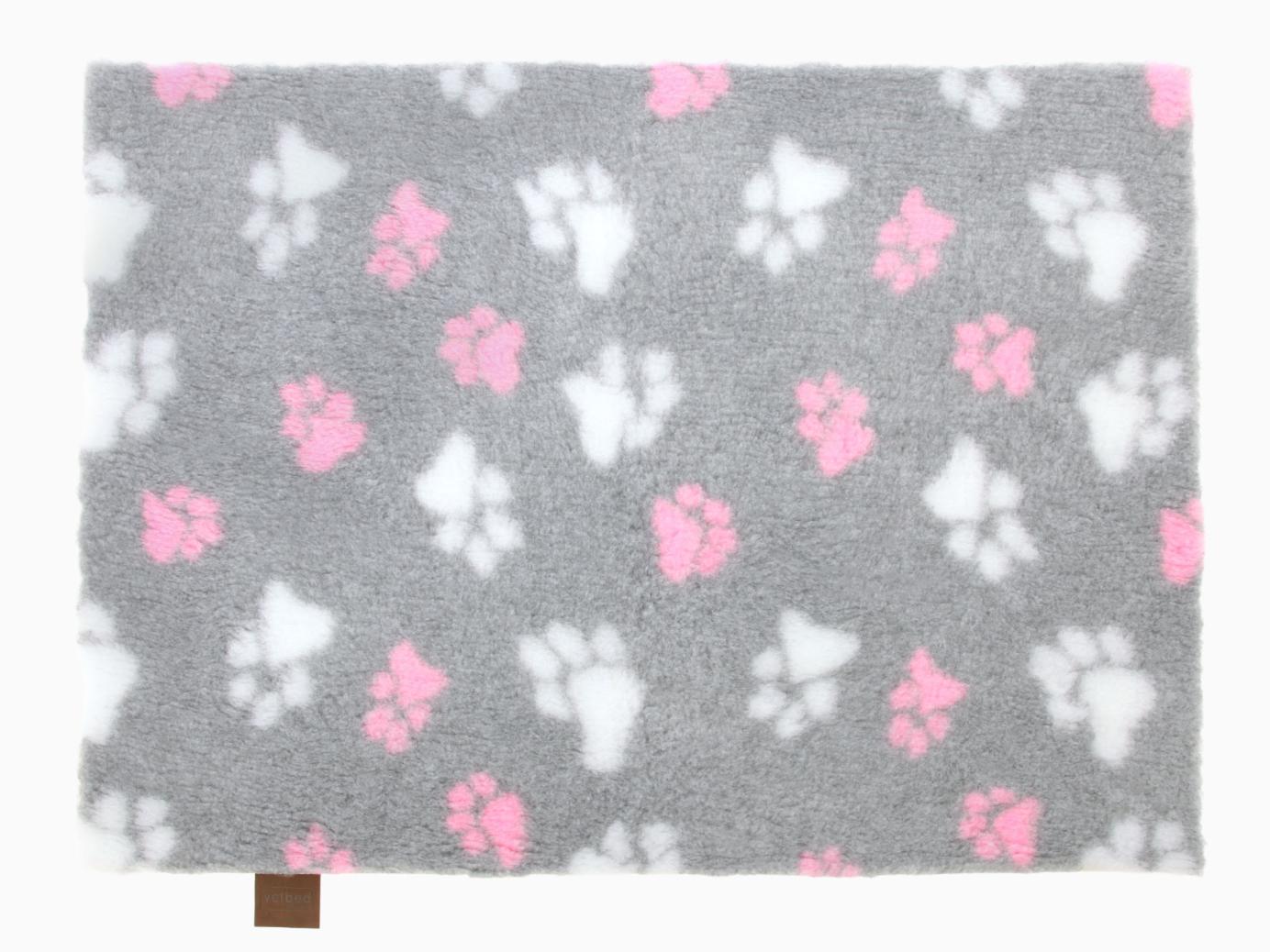 Original Vetbed Isobed SL grau mit rosa Pfoten 1