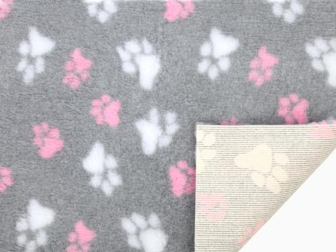 Original Vetbed Isobed SL grau mit rosa Pfoten 2
