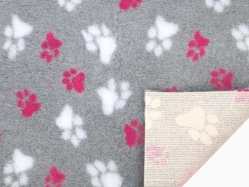 Original Vetbed Isobed SL grau mit rosa Pfoten 2