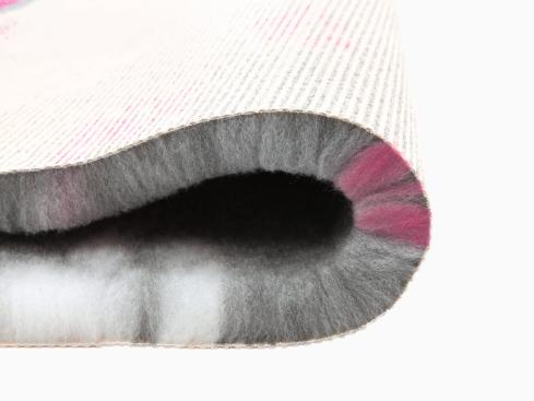 Original Vetbed Isobed SL grau mit rosa Pfoten 3